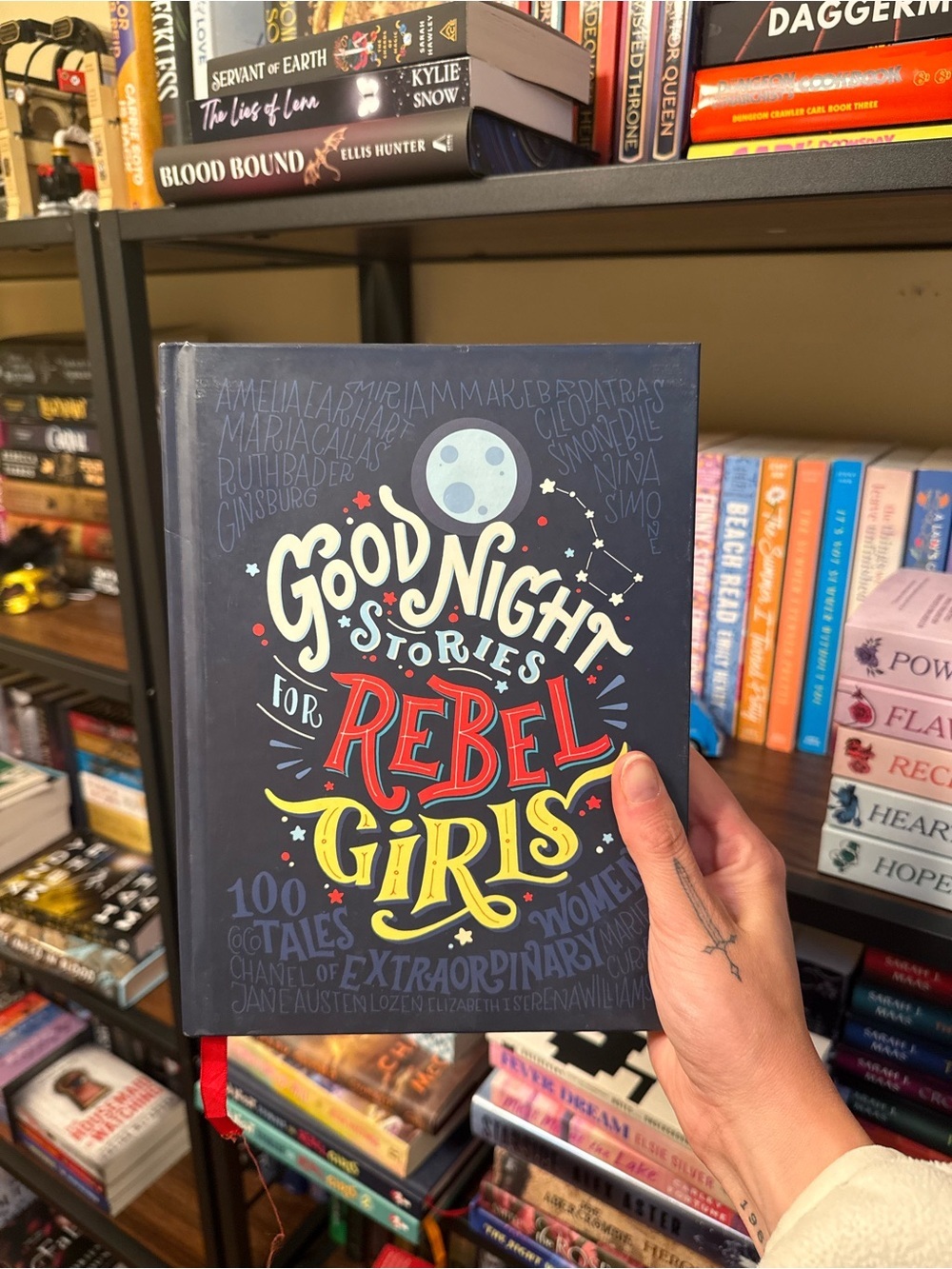 Good Night Stories for Rebel Girls Hardcover - Navy, Red & Yellow